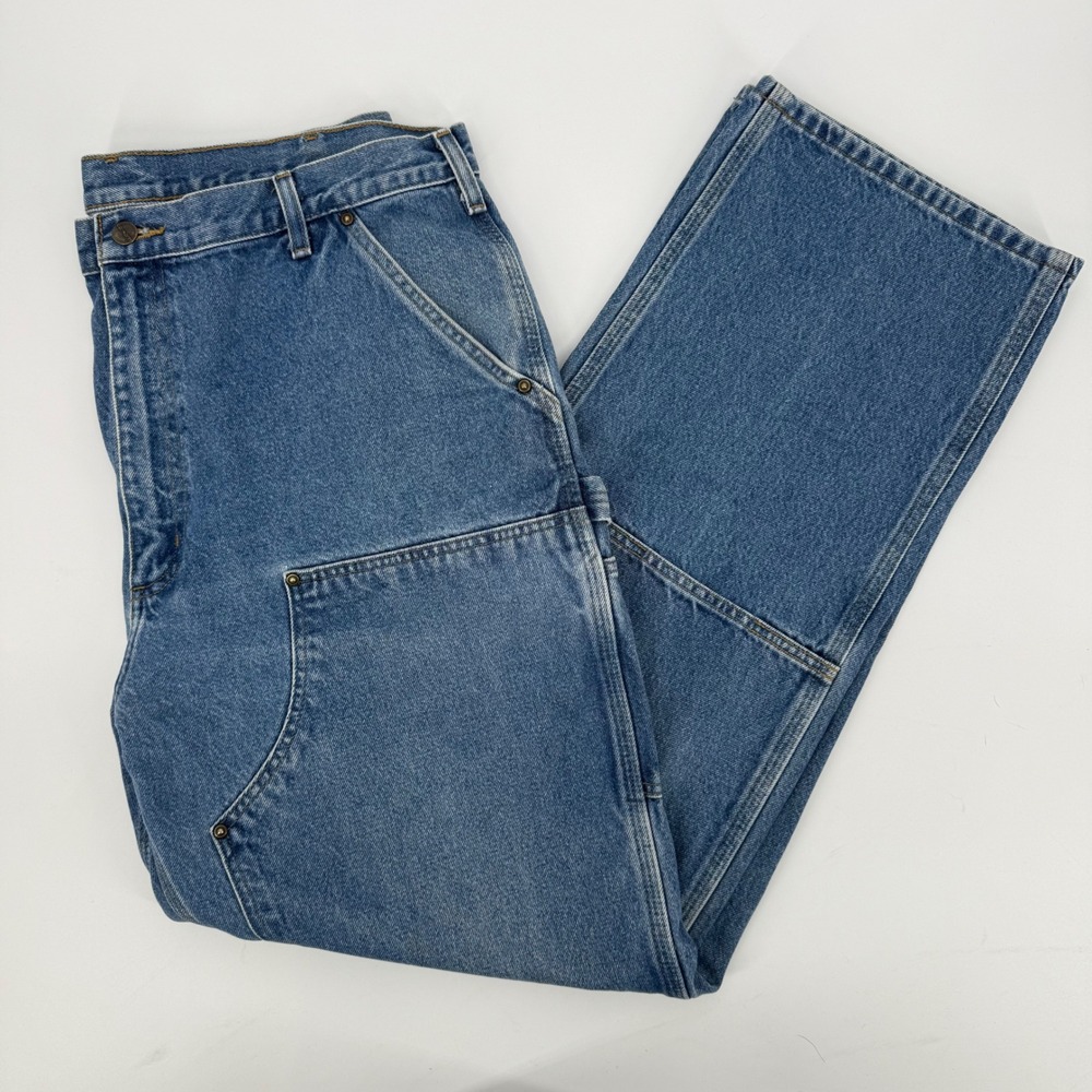 Carhartt‎ Mens Denim Carpenter Jeans Double Knee B73 DST 40 x 33 Dungaree Fit